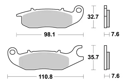 Sbs Jarrupalat Ceramic (797HF) - Duell MP varaosat ja tarvikkeet - 123273 - 1