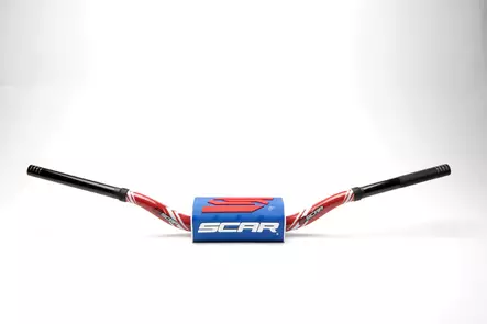 Scar Handlebar O² COLOR Ø28,6 (1 1/8”) - 65/85 High Mini RC - RED Bar - BLUE Ba - Duell MP varaosat ja tarvikkeet - 75643 - 1