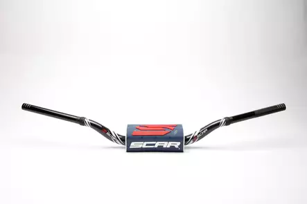 Scar Handlebar O² COLOR Ø28,6 (1 1/8”) - 65/85 Low Mini - BLACK Bar - DARK BLUE - Duell MP varaosat ja tarvikkeet - 75903 - 1