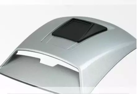 Schuberth C4 ventilation scoop, glossy silver - Duell ajovarusteet - 65473 - 1
