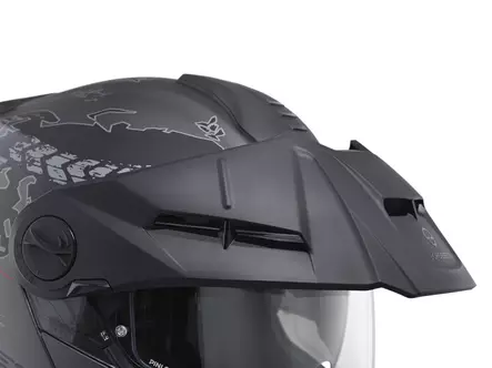 Schuberth Kypärä E2 Atlas mattamusta/punainen, 65 3XL - Duell ajovarusteet - 65943 - 1