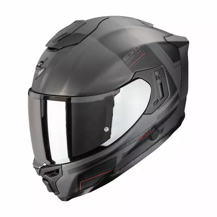 SCORPION Helmet EXO-1500 AIR DUAL Matt Silver-Black, M - Duell ajovarusteet - 50053 - 1