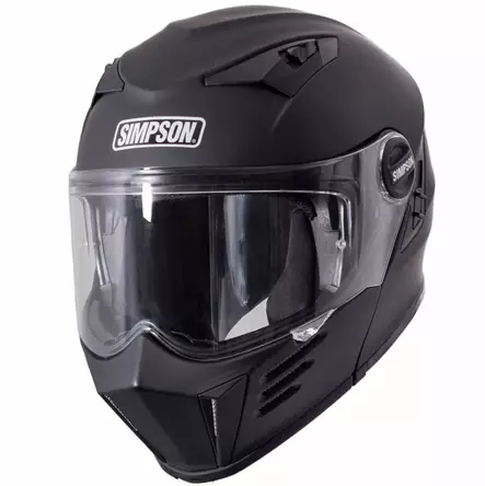 SIMPSON Kypärä Darksome 06 solid matta musta, L - Duell ajovarusteet - 54733 - 1