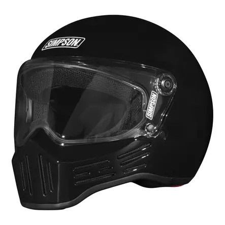 SIMPSON Kypärä M30 Solid Musta, XL - Duell ajovarusteet - 54813 - 1