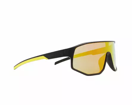 Spect Red Bull Dash Sunglasses Soft Black-Yellow w blue-pink-yellow mirror lens - Duell ajovarusteet - 46043 - 1