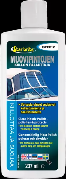 Star brite Muovin kiilloke/entisöintiaine 237ml (Vaihe 2) - Duell venetarvikkeet - 133103 - 1
