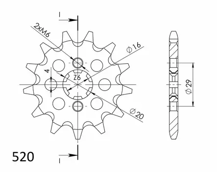 Supersprox Eturatas 422.12 - Duell MP varaosat ja tarvikkeet - 119183 - 1