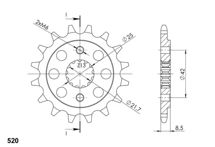 Supersprox / JT Eturatas 512.15 - Duell MP varaosat ja tarvikkeet - 119553 - 1