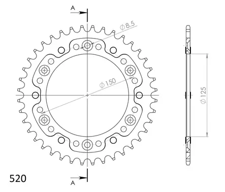 Supersprox Stealth Takaratas Oranssi - Duell MP varaosat ja tarvikkeet - 118313 - 1