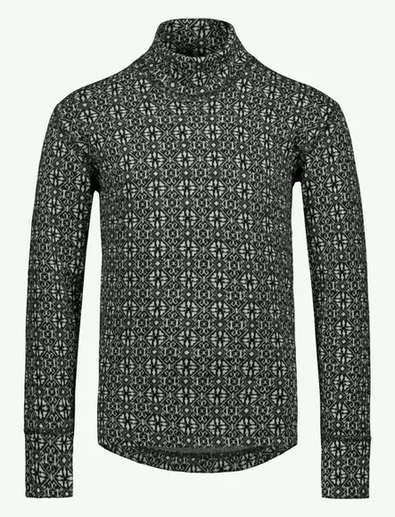 SVALA Merino Design Lasten kerrasto Jacquard musta/valkoinen, 100 - Duell ajovarusteet - 59013 - 1