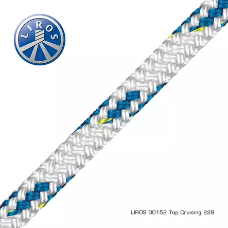 Top Cruising White-Blue 12mm x 200m - Duell venetarvikkeet - 67043 - 1