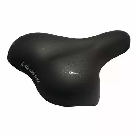 Trekking-istuin SELLE SAN REMO Lindau musta - Duell polkupyörien varaosat ja tarvikkeet - 89463 - 1