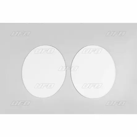 UFO Etunumerokilpi veteran MX/Enduro 1970 2-pack Valkoinen - Duell MP varaosat ja tarvikkeet - 48073 - 1