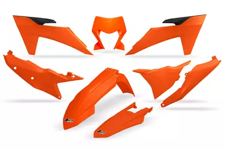 UFO Plastic kit 6-parts KTM EXC EXCF 2024-.. 125-500 Orange - Duell MP varaosat ja tarvikkeet - 47503 - 1