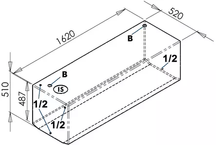 Vesisäiliö 350 L - Duell venetarvikkeet - 4673 - 1