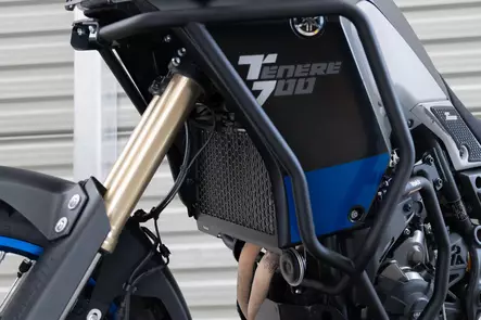 Yakk EXP Radiator guard Yamaha T7 Tenere 700 (19-24) black - Duell MP varaosat ja tarvikkeet - 100083 - 1