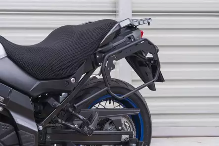 Yakk EXP Side carrier Suzuki DL650 V-Strom XT (17-) black - Duell MP varaosat ja tarvikkeet - 100713 - 1