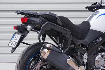 Yakk EXP Side carrier Suzuki DL650 V-Strom XT (17-) black - Duell MP varaosat ja tarvikkeet - 100713 - 1