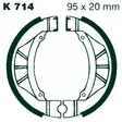 AIR Bromsbackar K 714 95x20mm parvis - Duell MP varaosat ja tarvikkeet - 68963 - 1