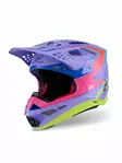 Alpinestars Kypärä S-M10 JL R01 Lila/Fluo Pinkki/Fluo Keltainen, M - Duell ajovarusteet - 36233 - 1