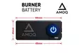 AMOQ Burner spare battery 7000mah - Duell ajovarusteet - 51673 - 1