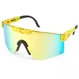 AMOQ Comet Aurinkolasit Yellow Splash - Oranssi Peili - Duell ajovarusteet - 52073 - 1