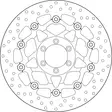 Brembo Serie Oro jarrulevy kelluva - Duell MP varaosat ja tarvikkeet - 122093 - 1