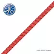 Dynamic halyard w spliced eye Red 8mm x 25m - Duell venetarvikkeet - 66853 - 1