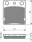 GOLDFREN Jarrupalat 144 Ceramic carbon AD - Duell MP varaosat ja tarvikkeet - 67293 - 1