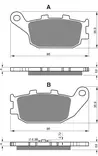 GOLDFREN Jarrupalat 155 Ceramic carbon S3 - Duell MP varaosat ja tarvikkeet - 67313 - 1