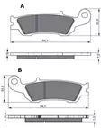 GOLDFREN Jarrupalat 248 Ceramic Carbon AD - Duell MP varaosat ja tarvikkeet - 68973 - 1