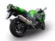 GPR Kawasaki Zzr 1400 2012/16 e3 Pair EC-Approv. slip-on exhaust Trioval - Duell MP varaosat ja tarvikkeet - 107973 - 1
