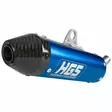 HGS Äänenvaimennin 2T Racing YZ65 18-.. Sininen hiilikuitukärki - Duell MP varaosat ja tarvikkeet - 68633 - 1