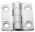 Hinge 3838mm white - Duell venetarvikkeet - 6073 - 1