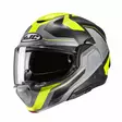 HJC Kypärä F100 Bios Musta/Fluo Keltainen MC3HSF, 2XL - Duell ajovarusteet - 56403 - 1