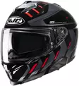 HJC Kypärä i71 Simo Musta/Harmaa/Punainen MC1 L 58-59cm - Duell ajovarusteet - 56973 - 1