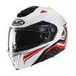 HJC Kypärä i91 Tricus Valkoinen/Punainen MC1, M - Duell ajovarusteet - 56113 - 1