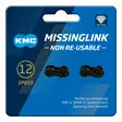Ketjulukko KMC MissingLink 12 DLC 2kpl/ pkt - Duell polkupyörien varaosat ja tarvikkeet - 8463 - 1