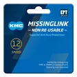 Ketjulukko KMC MissingLink 12NR EPT Silver 2kpl/ pkt - Duell polkupyörien varaosat ja tarvikkeet - 8623 - 1