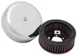 K&N H/D Keihin/S&S Carb 76 & Up: 5-1/4"D 2"H - Duell MP varaosat ja tarvikkeet - 127753 - 1