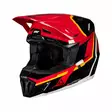 Leatt Kypärä+Ajolasit Moto 7.5 XL 61-62cm Punainen V26 - Duell ajovarusteet - 45753 - 1