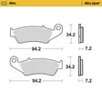 Moto-Master Nitro Racing Jarrupalat Honda: CR 125-250-500 CRF 450 XR 400-600-6 - Duell MP varaosat ja tarvikkeet - 120693 - 1