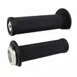 ODI (Single-Clamp) GRIPS RUFFIAN ATV/PWC - V2.1 L/O 125mm ¾ Flg Black w/Silver - Duell MP varaosat ja tarvikkeet - 53353 - 1