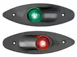Osculati Built-in ABS navigation light green/black - Duell venetarvikkeet - 7433 - 1