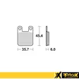ProX Front Brake Pad KTM60/65SX '97-01 - Duell MP varaosat ja tarvikkeet - 80753 - 1