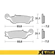 ProX Jarrupalasarja Eteen YZ125/250 '08-21 + YZ250F/450F '08-19 - Duell MP varaosat ja tarvikkeet - 81083 - 1