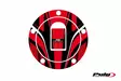 Puig Fuel Cap Cover Radical Kawasaki C/Red - Duell MP varaosat ja tarvikkeet - 92333 - 1