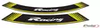 Puig Kit 8 Rim Strips Racing C/Yellow - Duell MP varaosat ja tarvikkeet - 92593 - 1