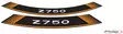 Puig Kit 8 Rim Strips Z750 C/Orange - Duell MP varaosat ja tarvikkeet - 92243 - 1