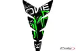 Puig Tank Pad Mod. One C/Green - Duell MP varaosat ja tarvikkeet - 90653 - 1